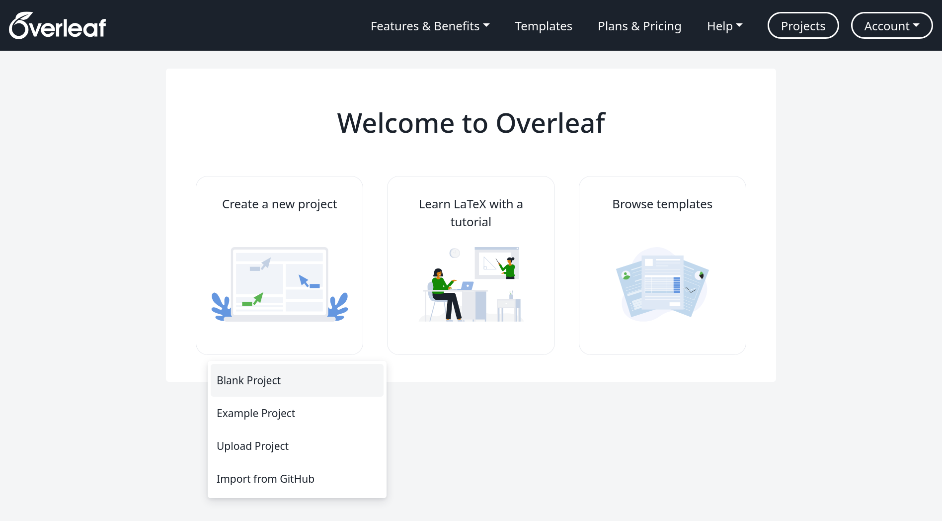 Overleaf Welcome